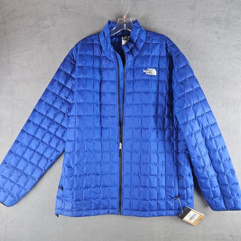 The North Face Thermo Insulated Jacket Blue‎ Men's XXL Outdoor Hiking